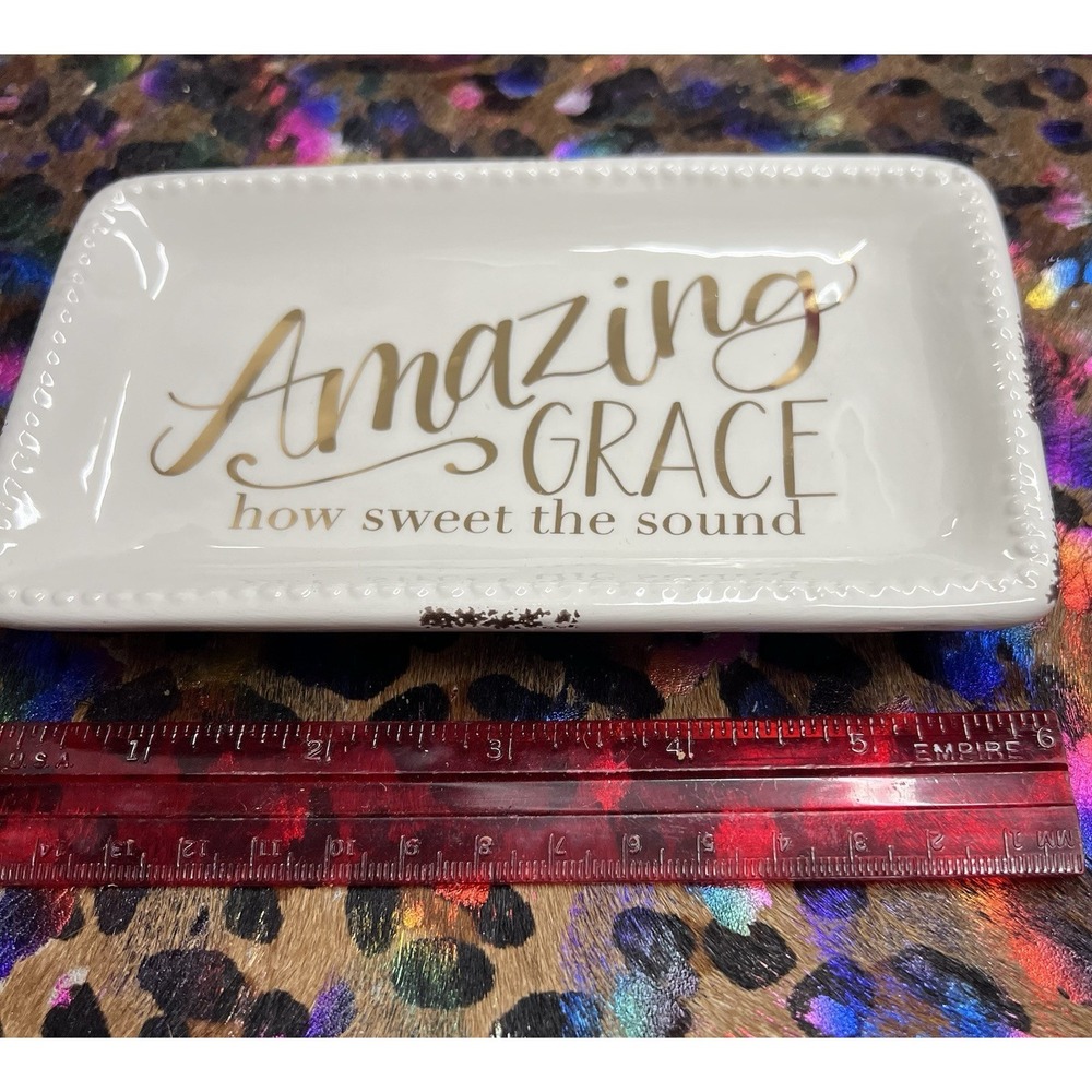Amazing Grace Trinket Tray By Glory Haus